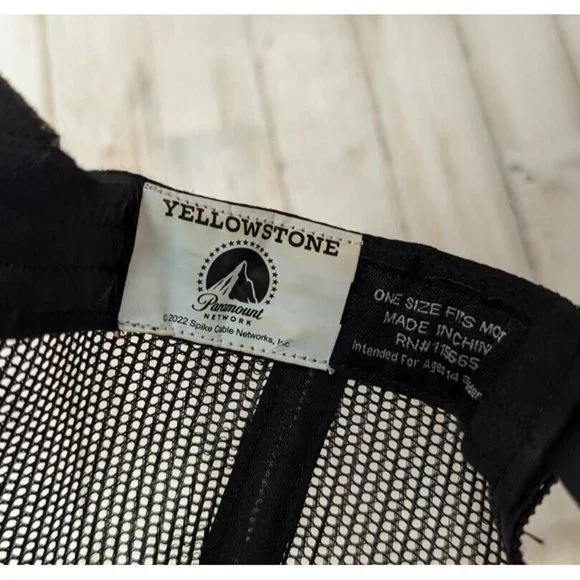 Yellowstone Tv Show Logo Dutton Ranch Trucker Camo Hat Adjustable - Picture 5 of 7